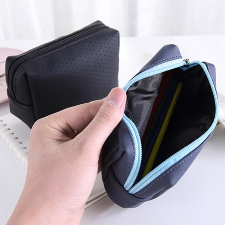 PU Leather Pencil Case Girls Boys School Big Pencil Case Pencil Box Cosmetic Bag School Supplies Stationery Gift