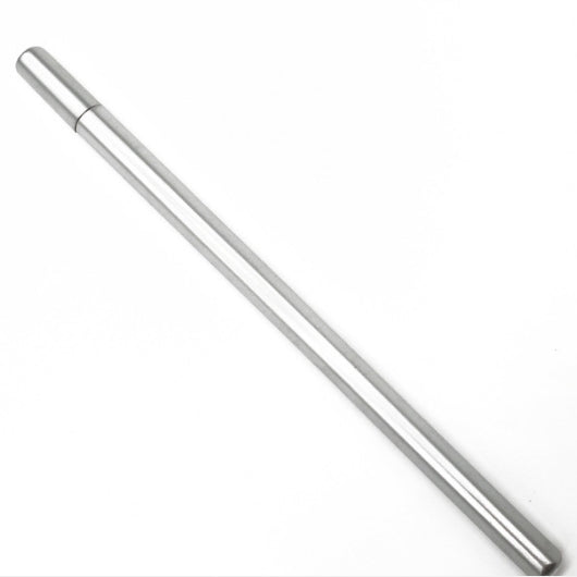 5 PCS Simple Triprism Ballpoint Pen Pure Metal Color School Office Stationery Supplies