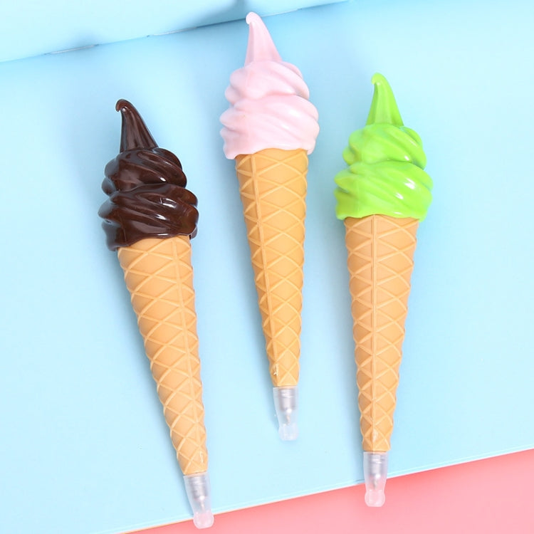 3 PCS Ice Cream Ballpoint Pens Office and School Kids Children Students Ball pen Stationery Random Color Delivery