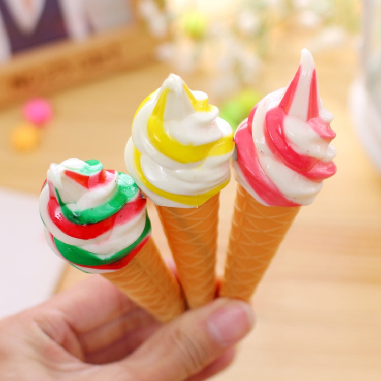 3 PCS Ice Cream Ballpoint Pens Office and School Kids Children Students Ball pen Stationery Random Color Delivery