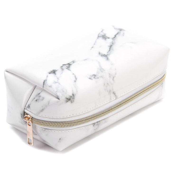 Cute Marble Pattern Pencil Cases Big Capacity PU Leather Cosmetic Bag Pencil Bag School Office Supplies