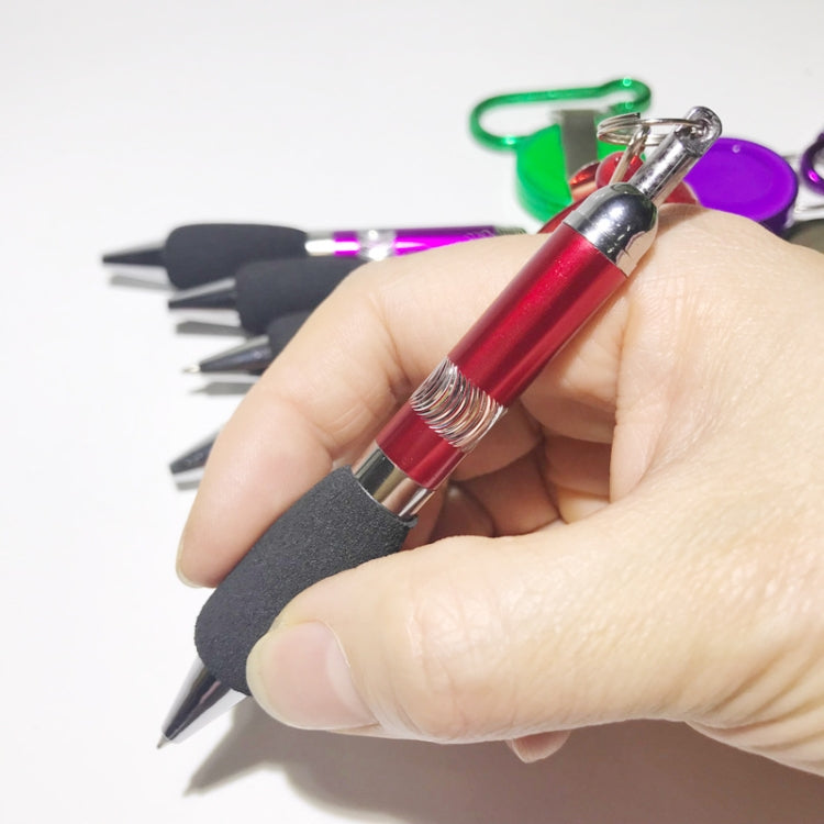 12PCS Retractable Badge Reel Belt Clip Carabiner Pen Ballpoint Pens Random Color Delivery