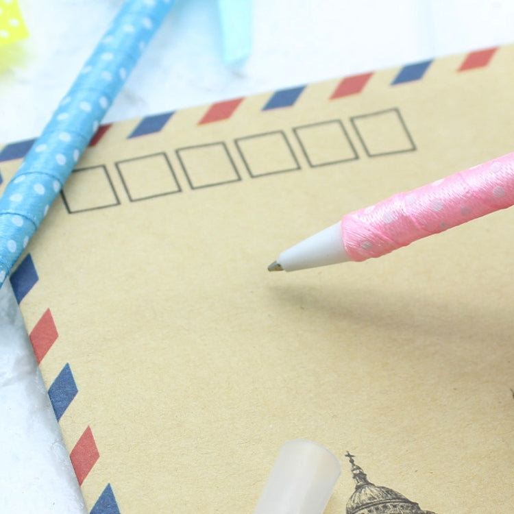 10 PCS Cute Cartoon Pen Bow Circle Lollipop Bow Style Ballpoint Pen(Random Color Delivery)