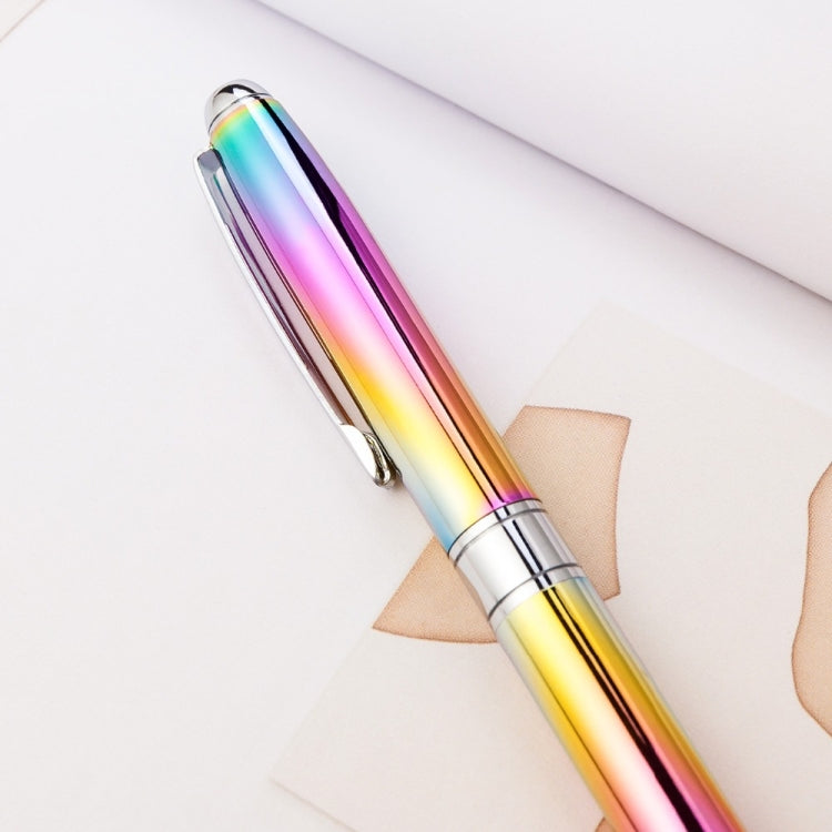 Metal Rotating Ballpoint Pen School Writing Office Signature Pen Creative Stationery Gift