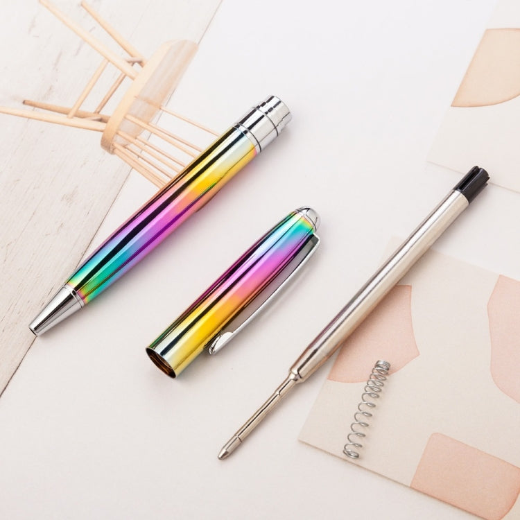 Metal Rotating Ballpoint Pen School Writing Office Signature Pen Creative Stationery Gift