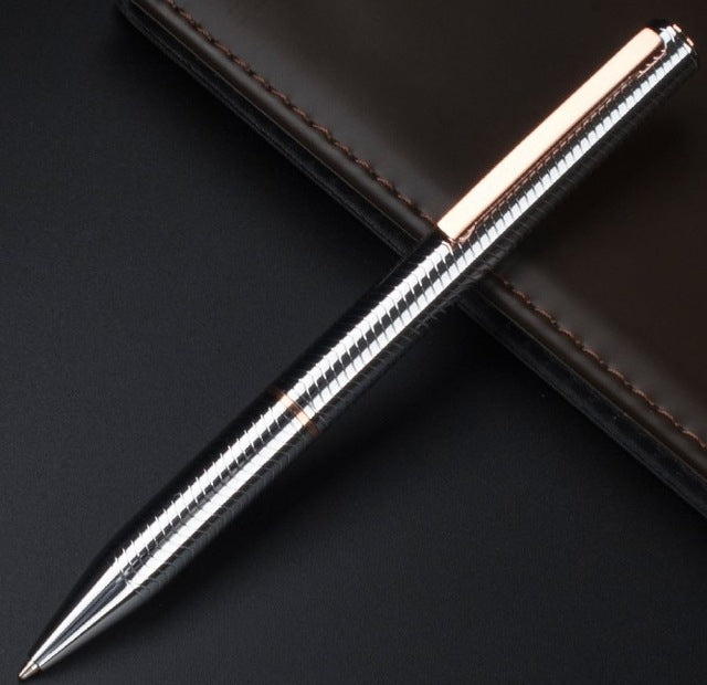 2 PCS Luxury 163 Series Wave Cover Ballpoint Pen Stationery Office School Supplies Writing Pens