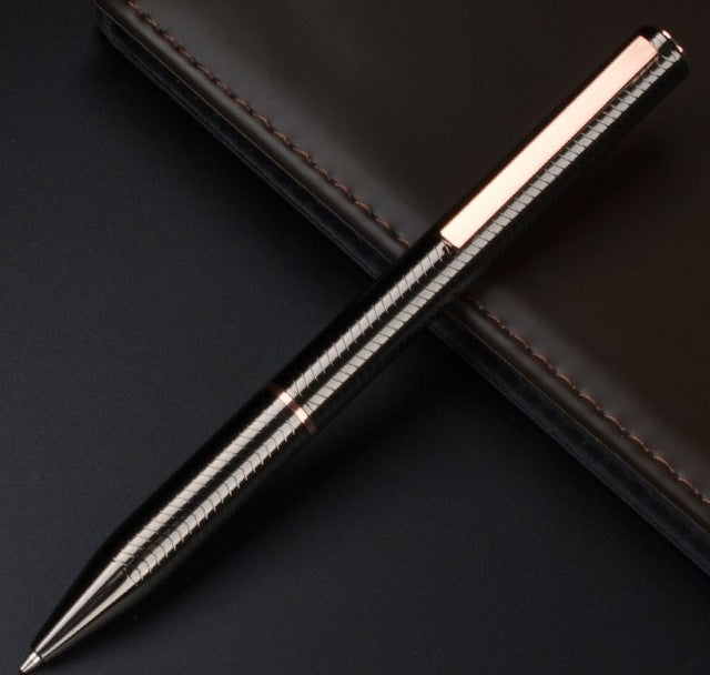 2 PCS Luxury 163 Series Wave Cover Ballpoint Pen Stationery Office School Supplies Writing Pens