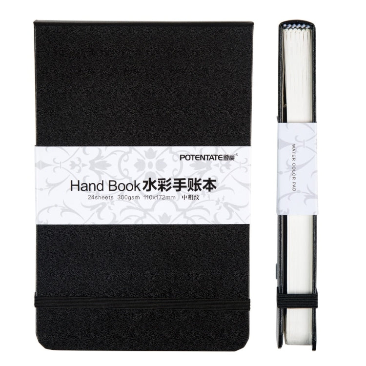 02151124 Sheets Watercolor Pad Sketch Stationery Notebook For Drawing Marker Sketch Supplies, Size:110mm x 172mm