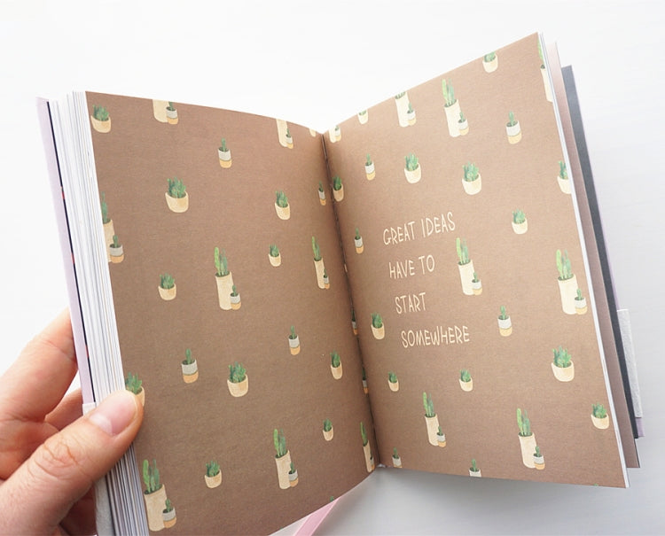 Planner Agenda Scheduler Notebook Stationery Gift with Pen & Stickers