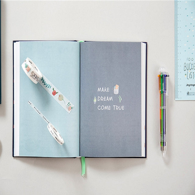 Planner Agenda Scheduler Notebook Stationery Gift with Pen & Stickers