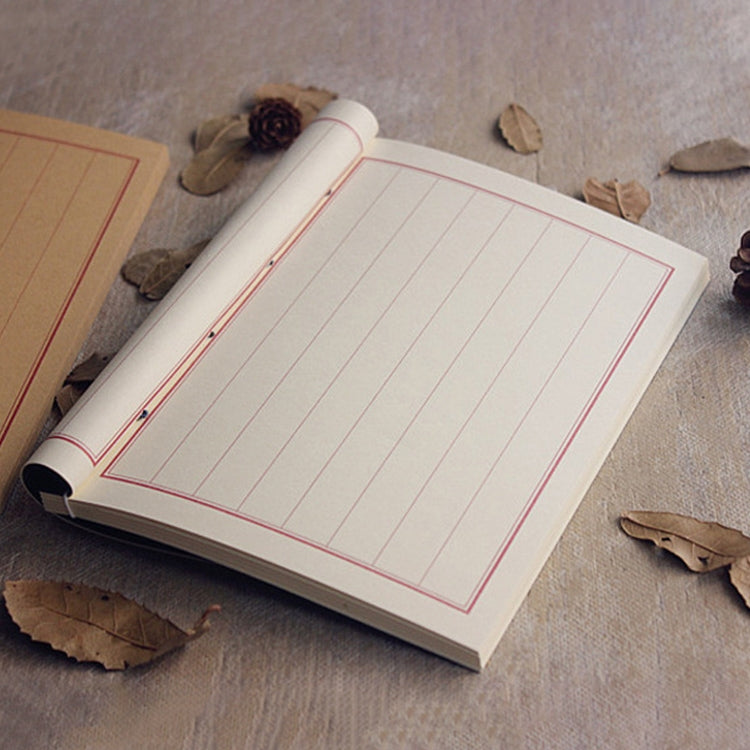 Chinese Style Traditional Ancient Notebook Antique Calligraphy Note Book Handmade Stitching Diary Kungfu Notepad