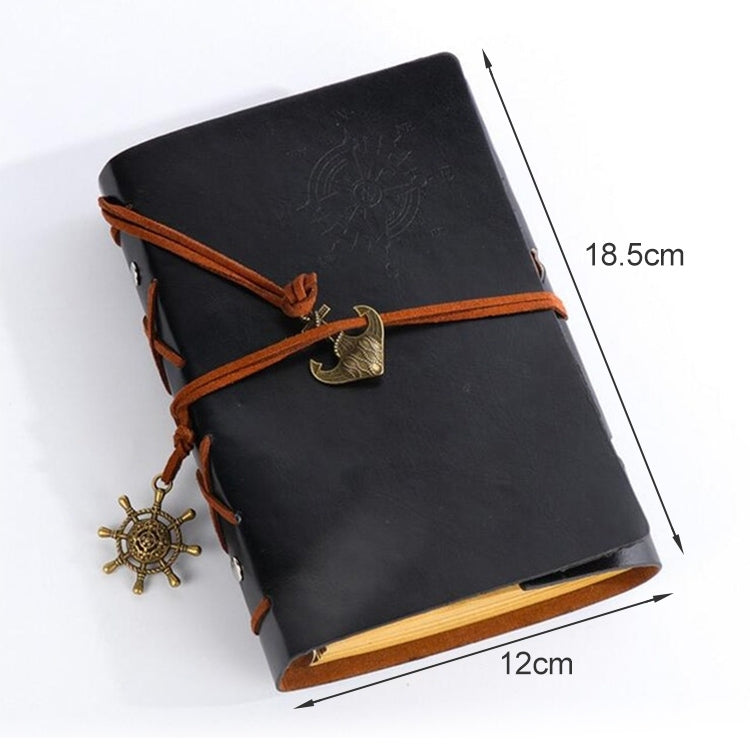 P697 Creative Corsair Anchor Stationery Notepad Office Supplies School Cute Retro Spiral Notebook Diary Book
