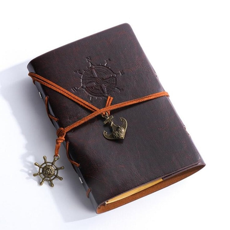 P697 Creative Corsair Anchor Stationery Notepad Office Supplies School Cute Retro Spiral Notebook Diary Book