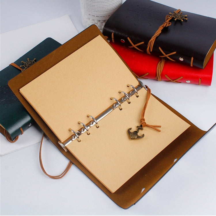 P697 Creative Corsair Anchor Stationery Notepad Office Supplies School Cute Retro Spiral Notebook Diary Book