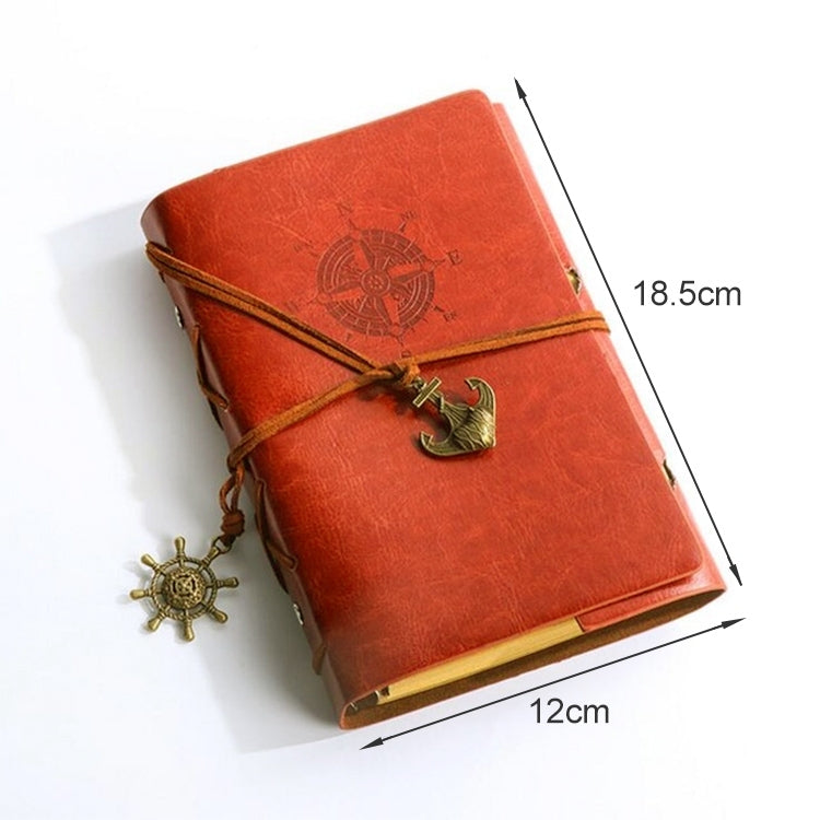 P697 Creative Corsair Anchor Stationery Notepad Office Supplies School Cute Retro Spiral Notebook Diary Book