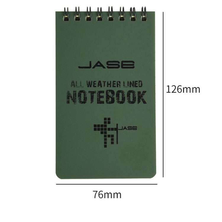 Foreign Language Learning Coil Book Green Waterproof Eye Protection Writing Paper Notebook