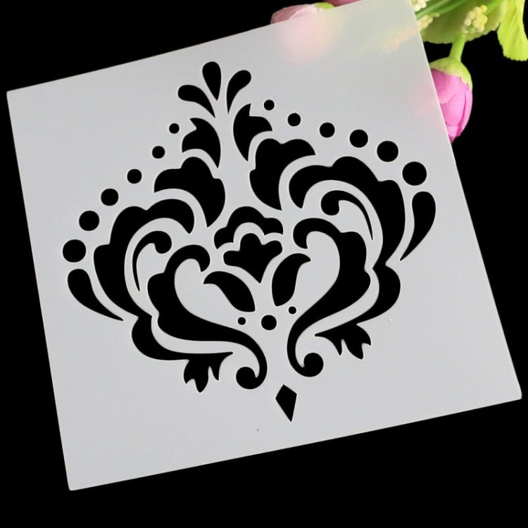 2 PCS Crown Pattern Painting Scrapbooking Mold Coffee DIY Decor Embossing Paper Cards Layering Stencils