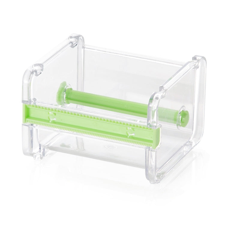 Tape Cutter Office Tape Dispenser Tape Storage Box, Size:10.3x9.1x7.1cm
