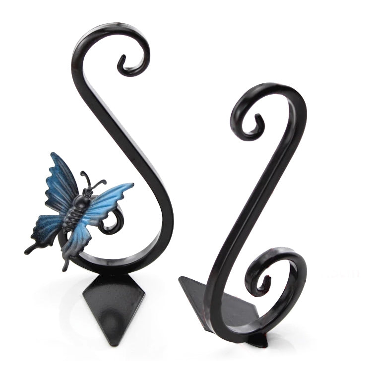 1 Pair Metal Bookends Home Office School Book Craft Creative Vintage Butterfly Decoration