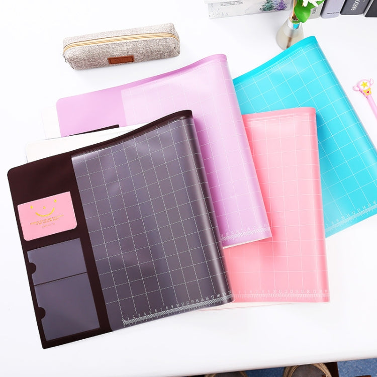 2 PCS Creative PVC Waterproof Multifunctional Desk Organizer Case Computer Keyboard Mouse Mat Set School Office Stationery Supplies