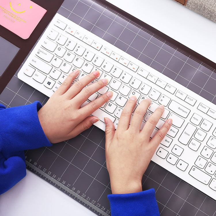 2 PCS Creative PVC Waterproof Multifunctional Desk Organizer Case Computer Keyboard Mouse Mat Set School Office Stationery Supplies