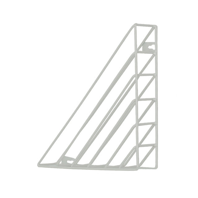 Iron Bookshelf Magazine Display Stand Newspapers Storage Rack Vintage Organizer Storage Holder Office Decor Book Rack Bookends