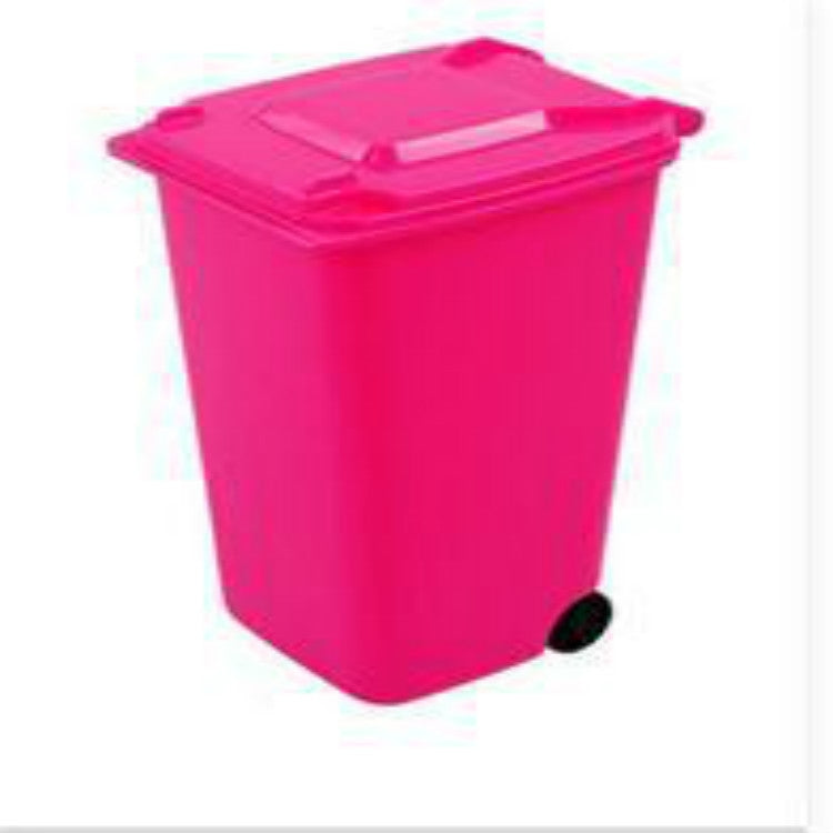 2 PCS Mini Desk Tidy Desktop Trash Can Stationery Organizer Pen Pot Holders