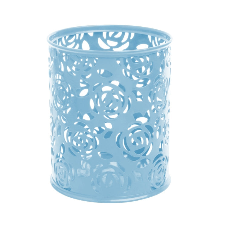 Hollow Flower Brush Storage Pen Pencil Pot Holder Container Desk Organizer