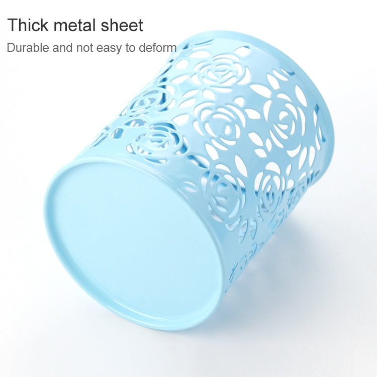 Hollow Flower Brush Storage Pen Pencil Pot Holder Container Desk Organizer