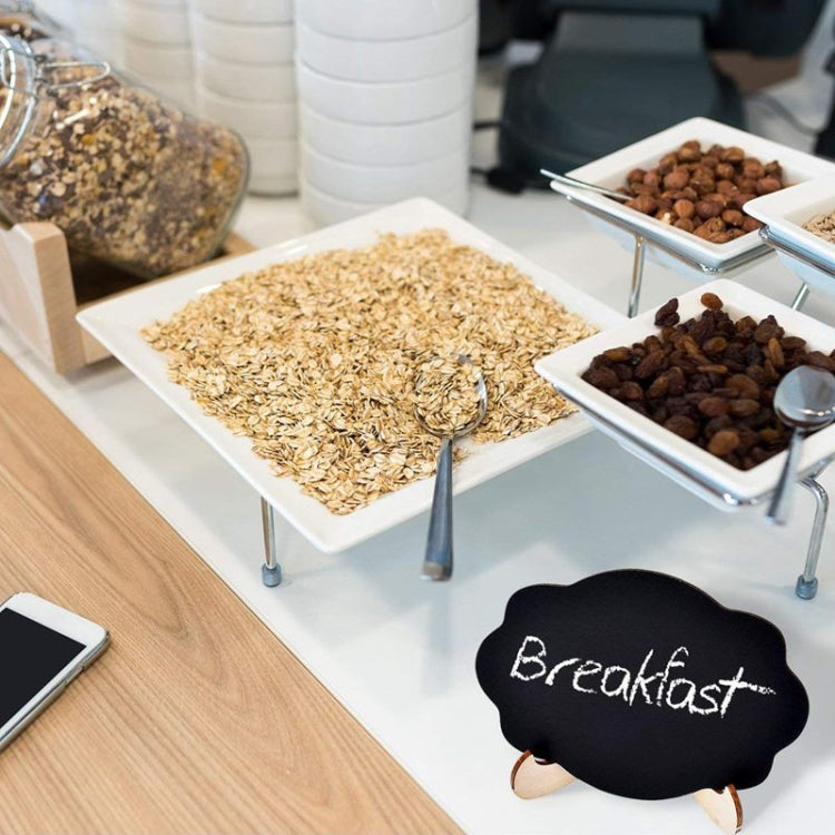 20 Sets Mini Butterfly Chalkboard Signs Small Blackboard with Wooden Frame Easel Kids Craft Party Wedding Decoration