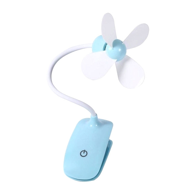 Mini Portable USB Rechargeable Touch Switch Electric Fan