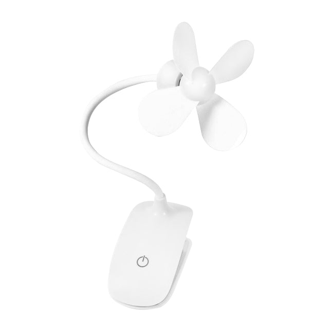 Mini Portable USB Rechargeable Touch Switch Electric Fan