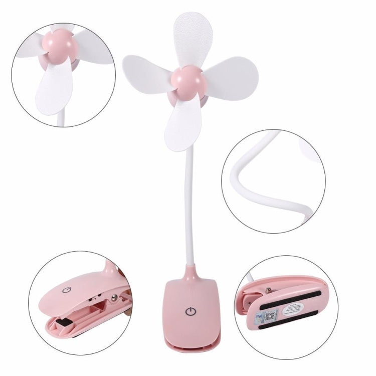Mini Portable USB Rechargeable Touch Switch Electric Fan