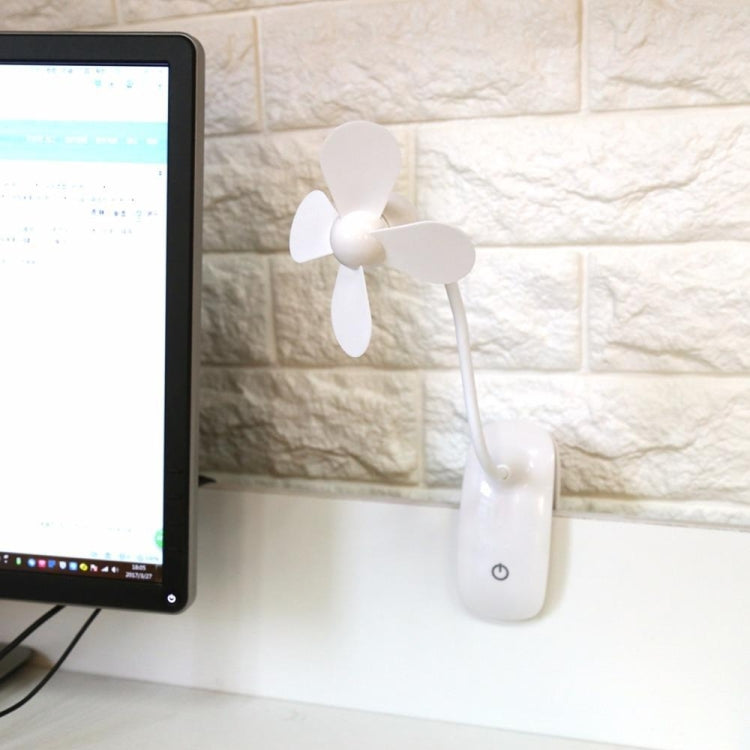 Mini Portable USB Rechargeable Touch Switch Electric Fan