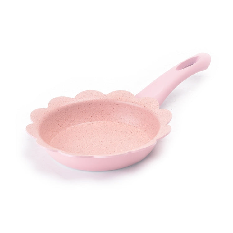 Baby Complementary Food Pot Cooking Milk Pan Maifan Stone Non Stick Household Multifunction Small Pot, Color:Pink Frying Pan