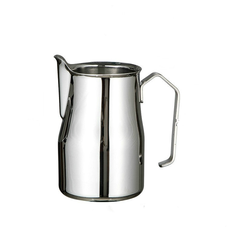 Stainless Steel Coffee Pot Pull Flower Cylinder Cup, Capacity:0.35L