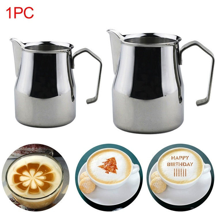 Stainless Steel Coffee Pot Pull Flower Cylinder Cup, Capacity:0.70L