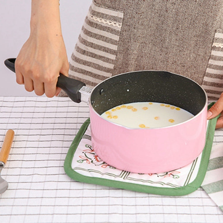 Mini Milk Pan Not-Sticky Heating Pot Portable Soup Pot Metal Flat-Bottomed Multifunction Egg Soup Noodles