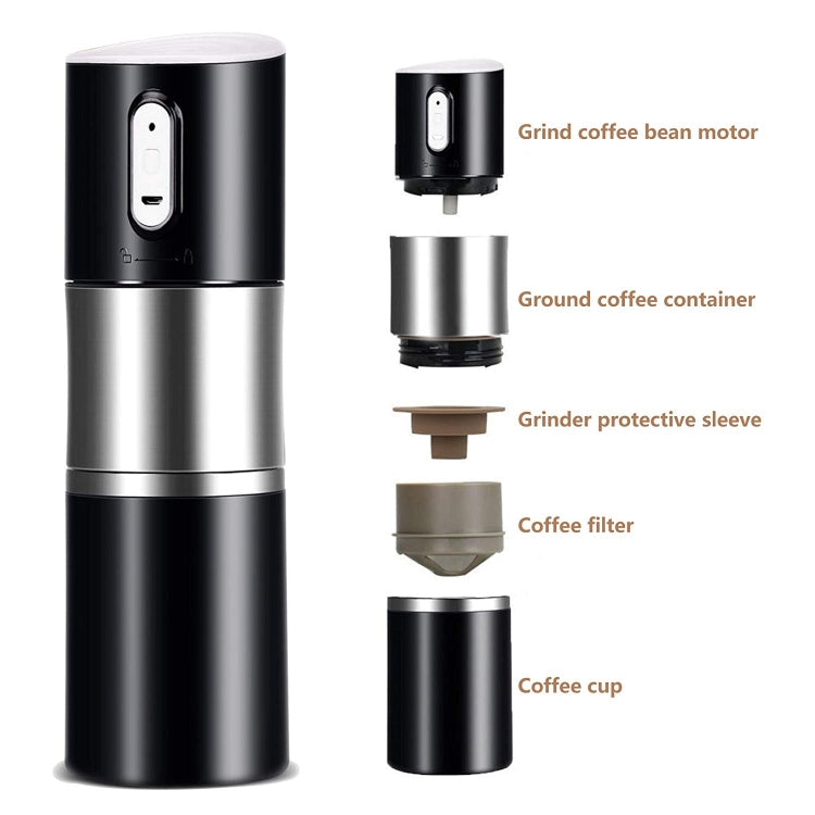 Rechargeable Portable Travel Coffee Grinder Automatic Espresso Machine Coffee Maker