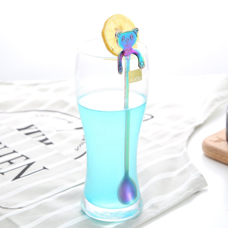 Cute Bear Spoon Long Handle Spoons Coffee Drinking Tools