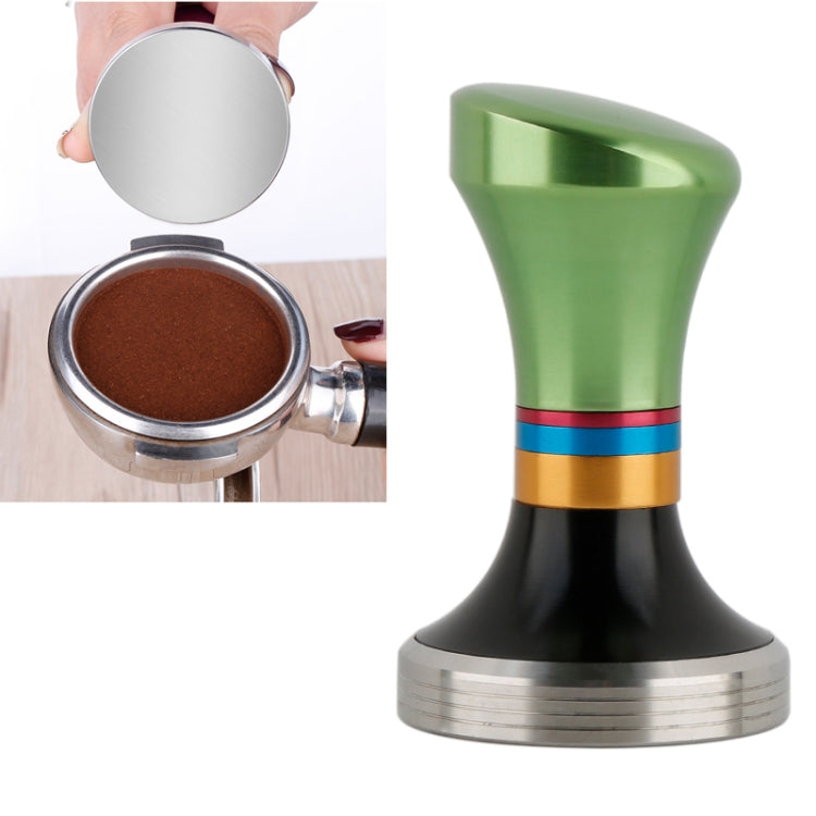 58mm CoffeeTamper Stainless Steel Coffee Powder Hammer Flat Base Powder Press