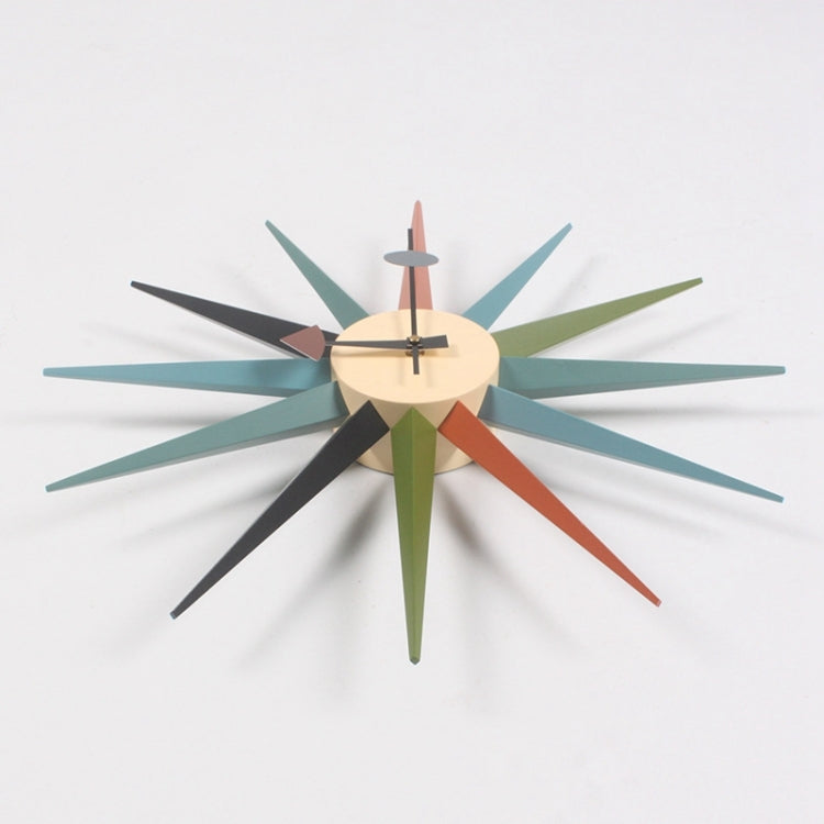 Simple Modern Sun Clock Creative Home Accessories Wall Clock