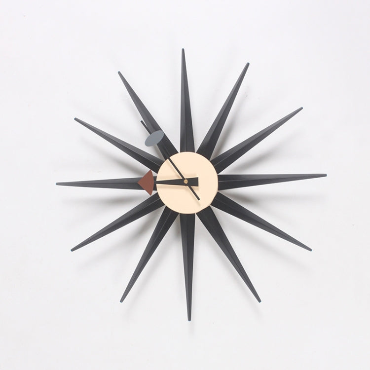 Simple Modern Sun Clock Creative Home Accessories Wall Clock