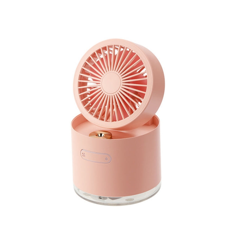 Multifunctional Humidifier Fan Mini Desktop USB Charging Portable Folding Electric Fan