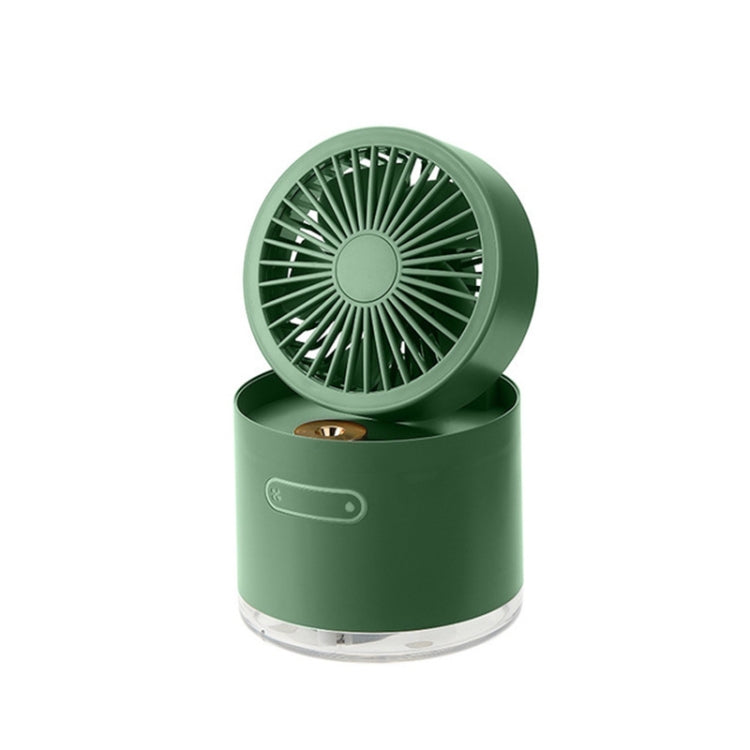 Multifunctional Humidifier Fan Mini Desktop USB Charging Portable Folding Electric Fan