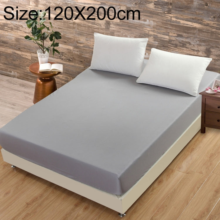 Plain Mattress Protector Bed Mat Mattress Cover Fitted Sheet, Size:120X200cm