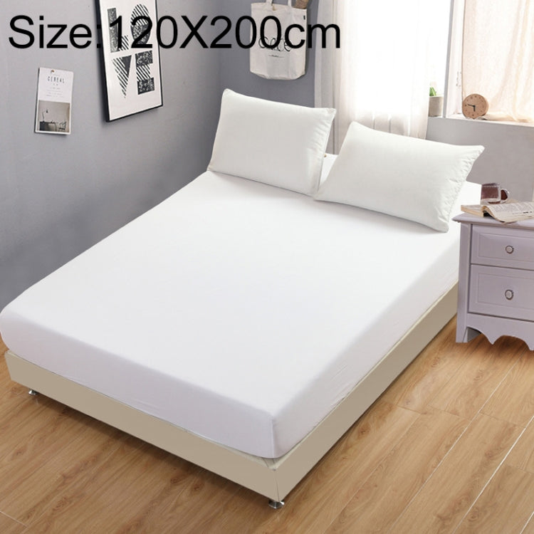 Plain Mattress Protector Bed Mat Mattress Cover Fitted Sheet, Size:120X200cm