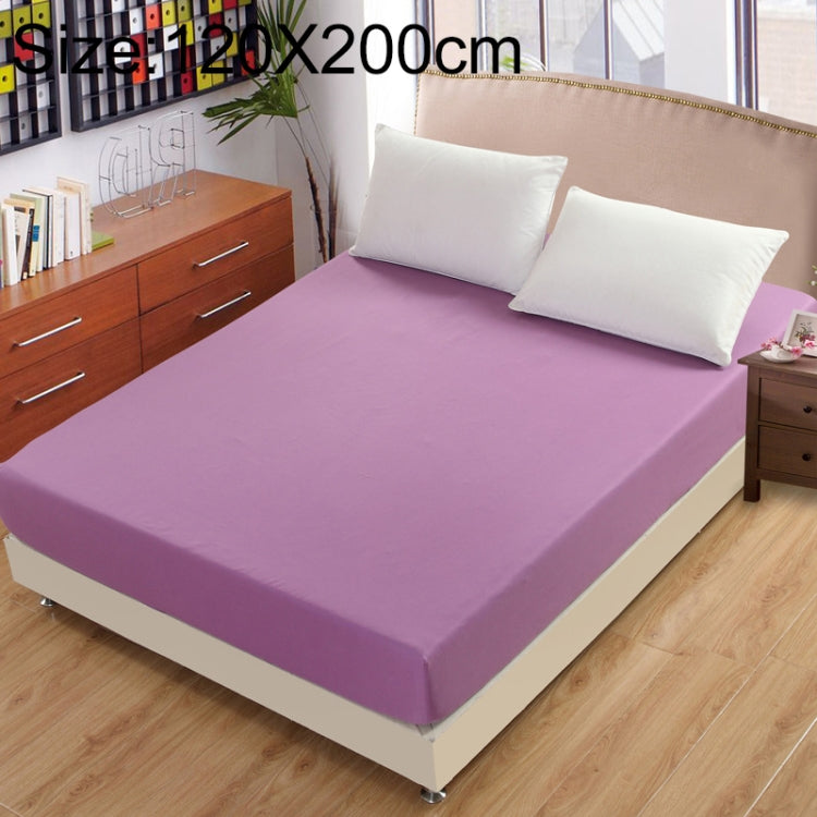 Plain Mattress Protector Bed Mat Mattress Cover Fitted Sheet, Size:120X200cm