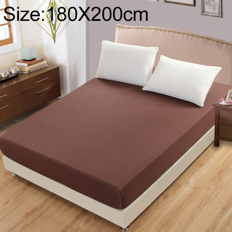 Plain Mattress Protector Bed Mat Mattress Cover Fitted Sheet, Size:180X200cm