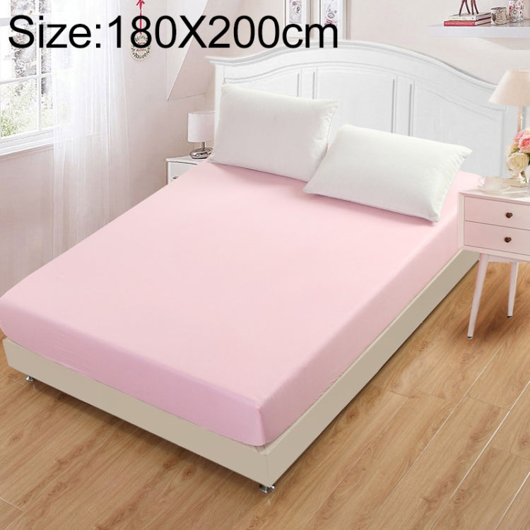 Plain Mattress Protector Bed Mat Mattress Cover Fitted Sheet, Size:180X200cm